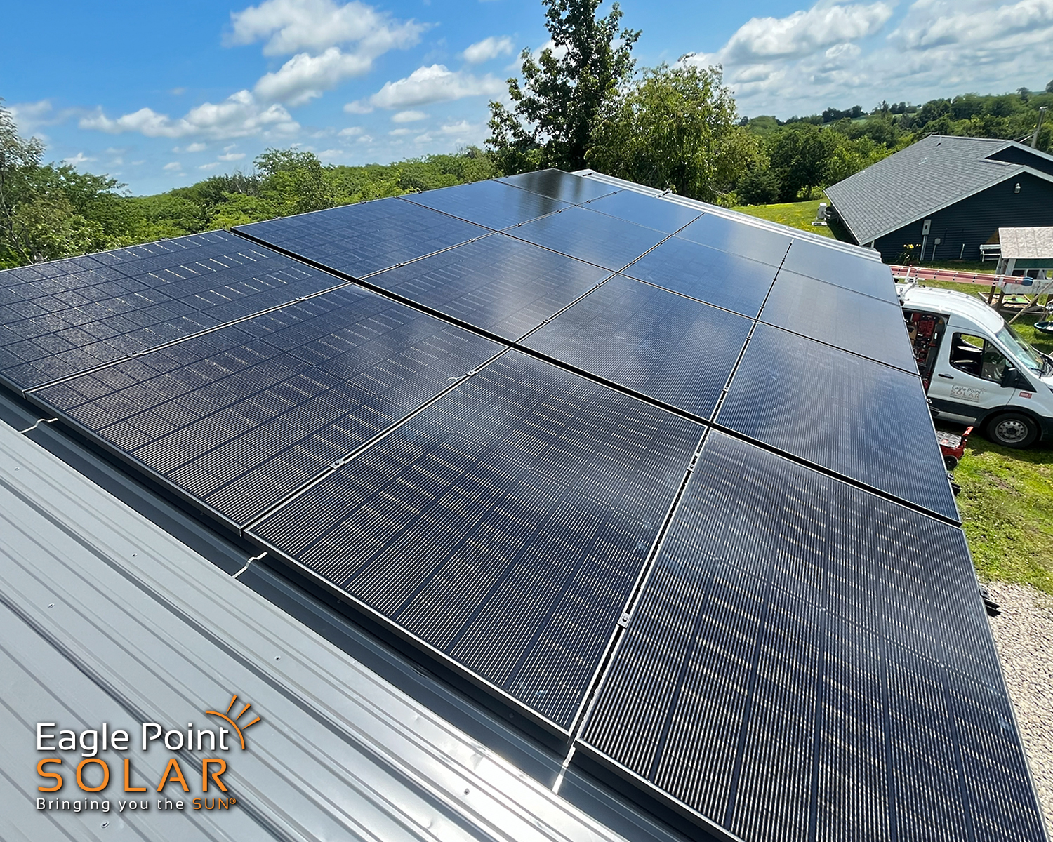 Rooftop Solar Panel array